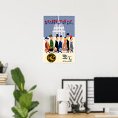 Pendlerplakat Washington DC Poster (Heimbüro)