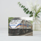 Pendlerzug Postkarte (Stehend Vorderseite)