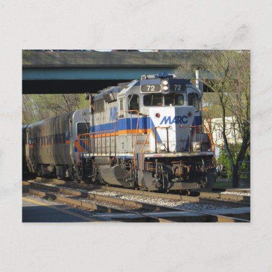 Pendlerzug Postkarte (Vorderseite)