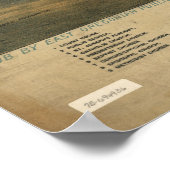 Pendleton Oregon 1890 Antique Panoramabalkarte Poster (Ecke)