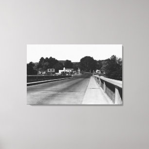 Pendleton, Oregon Ost Eintritt Stadtansicht Leinwanddruck