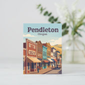 Pendleton, Oregon Postkarte (Stehend Vorderseite)