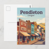 Pendleton, Oregon Postkarte (Vorne/Hinten)