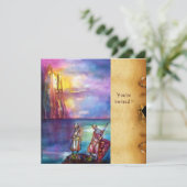 PENDRAGON - Mittelalterliche Ritter, Sonnenunterga Einladung (Stehend Vorderseite)