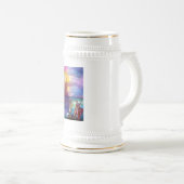 PENDRAGON Mittelalterliche Ritter, Sunset-See, Fan Bierglas (VorderseiteRechts)