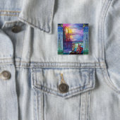 PENDRAGON Mittelalterliche Ritter, Sunset-See, Fan Button (Beispiel)