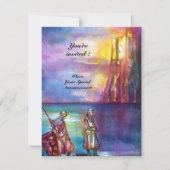 PENDRAGON Mittelalterliche Ritter, Sunset-See, Fan Einladung (Rückseite)