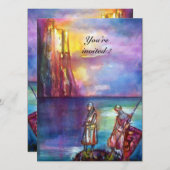 PENDRAGON Mittelalterliche Ritter, Sunset-See, Fan Einladung (Vorne/Hinten)