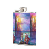 PENDRAGON Mittelalterliche Ritter, Sunset-See, Fan Flachmann (Links)