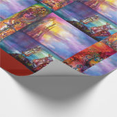 PENDRAGON Mittelalterliche Ritter, Sunset-See, Fan Geschenkpapier (Ecke)