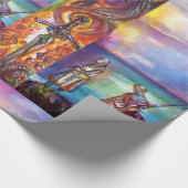 PENDRAGON Mittelalterliche Ritter, Sunset-See, Fan Geschenkpapier (Ecke)