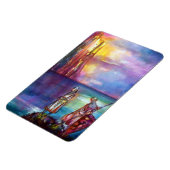 PENDRAGON Mittelalterliche Ritter, Sunset-See, Fan Magnet (Linke Seite)