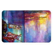 PENDRAGON Mittelalterliche Ritter, Sunset-See, Fan Magnet (Horizontal)