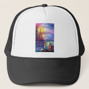 PENDRAGON Mittelalterliche Ritter, Sunset-See, Fan Truckerkappe