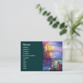 PENDRAGON Mittelalterliche Ritter, Sunset-See, Fan Visitenkarte (Stehend Vorderseite)