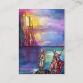 PENDRAGON Mittelalterliche Ritter, Sunset-See, Fan Visitenkarte (Rückseite)