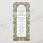 PENELOPE 01 A - Hochzeitsprogramm - Jugendstil Programm (Vorderseite)