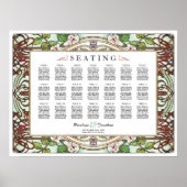 PENELOPE 01 A - Hochzeitssitzkarte - Mittel Poster (Vorne)