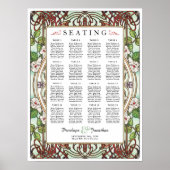 PENELOPE 01 A - Hochzeitssitzkarte - Mittel Poster (Vorne)