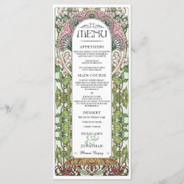PENELOPE 01 A - Menü für Hochzeiten 1 Menükarte