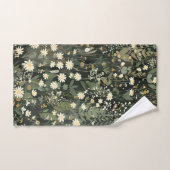 Penelope Dark Daisy Floral Badhandtuch Set (Handtuch)