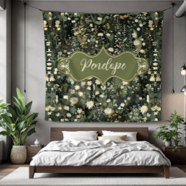 Penelope Dark Daisy Floral Fleecedecke