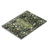 Penelope Dark Daisy Floral Notizblock (Linke Seite)