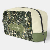 Penelope Dark Daisy Floral Waschbeutel (Rechte Ecke)