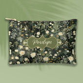 Penelope Dark Daisy Floral Zubehörtasche