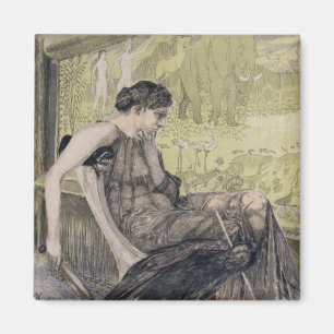 Penelope, das ein Leichentuch für Laertes ihr Magnet