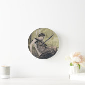 Penelope, das ein Leichentuch für Laertes ihr Runde Wanduhr (Zuhause)