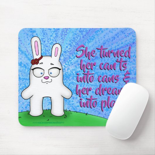 Penelope das Häschen, w/quote mousepad (Mit Mouse)