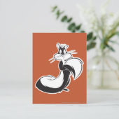 Penelope Grabbing Schwanz Postkarte (Stehend Vorderseite)