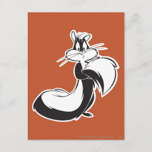 Penelope Grabbing Schwanz Postkarte