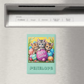 PENELOPE ~ OSTERN KÄTZCHEN Ostereier ~ Magnet (In Situ (Geschirrspüler))