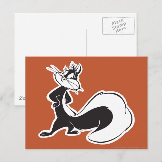 Penelope Posing Postkarte (Vorne/Hinten)