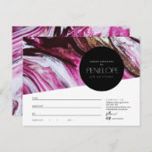 Penelope Salon Geschenkgutschein Postkarte (Vorne/Hinten)