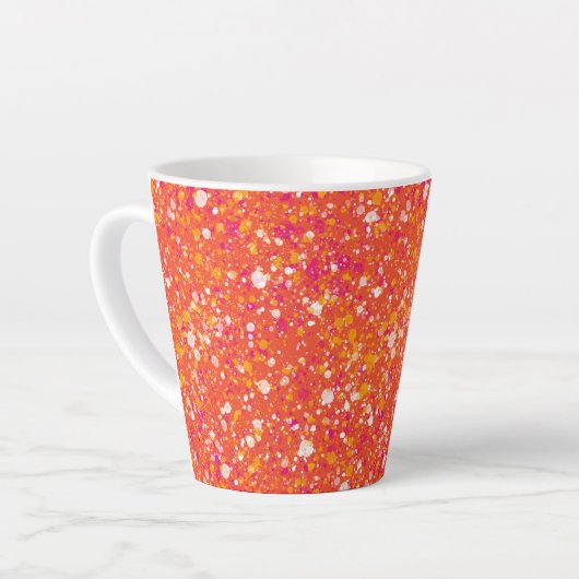 Penelope Spritzer Orange Artistic Milchtasse (Linke Ecke)