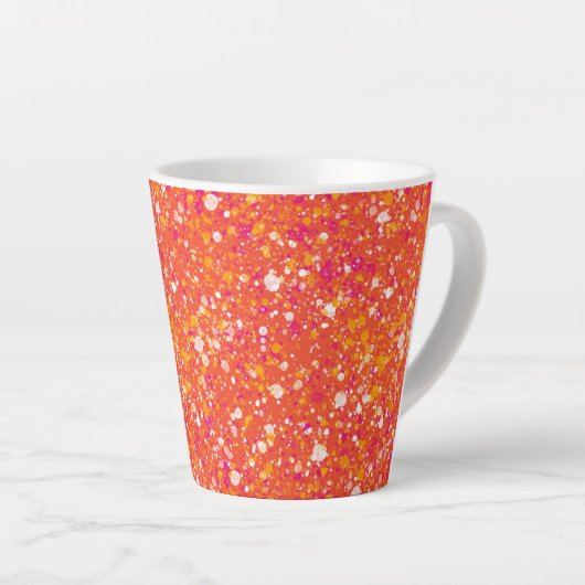 Penelope Spritzer Orange Artistic Milchtasse (Rechte Ecke)
