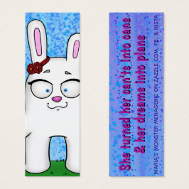 Penelope the Bunny, w/quote, glückliche Karte