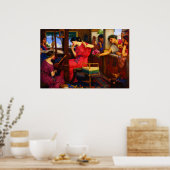 Penelope und die Freier von Waterhouse Poster (Küche)