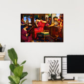 Penelope und die Freier von Waterhouse Poster (Heimbüro)