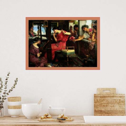 Penelope und die Suitors Poster (Küche)