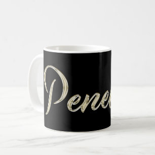 Penelope white gold Handwriting Tasse Kaffeetasse