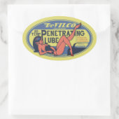 Penetrating Lube Ovaler Aufkleber (Tasche)