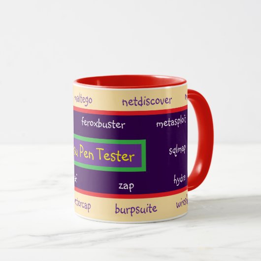 Penetration Tester Tasse (VorderseiteRechts)