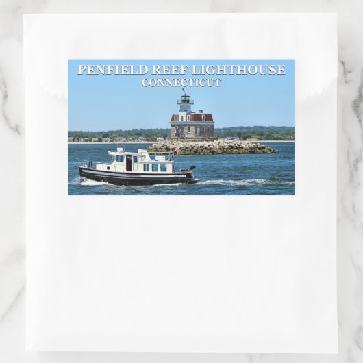 Penfield Reef Leuchtturm, Connecticut Stickers (Tasche)