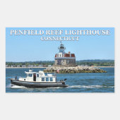 Penfield Reef Leuchtturm, Connecticut Stickers (Vorderseite)