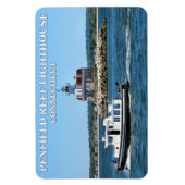 Penfield Reef Lighthouse, Connecticut Flexi Magnet (Vertikal)