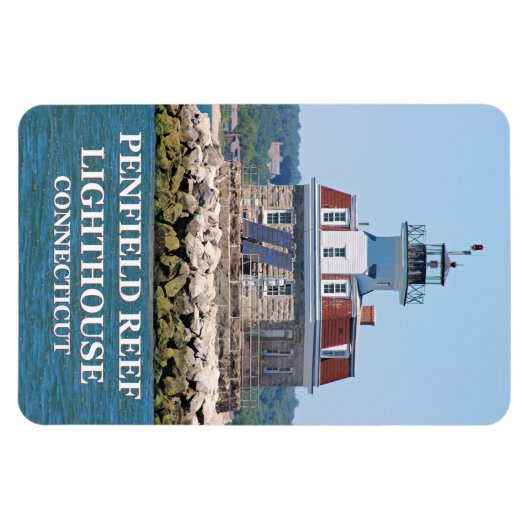 Penfield Reef Lighthouse, Connecticut Flexi Magnet (Horizontal)